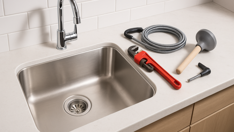 Clogged Drain: What to Try Before Calling a Plumber